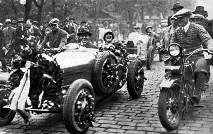 The Juneks in the Targa Florio race