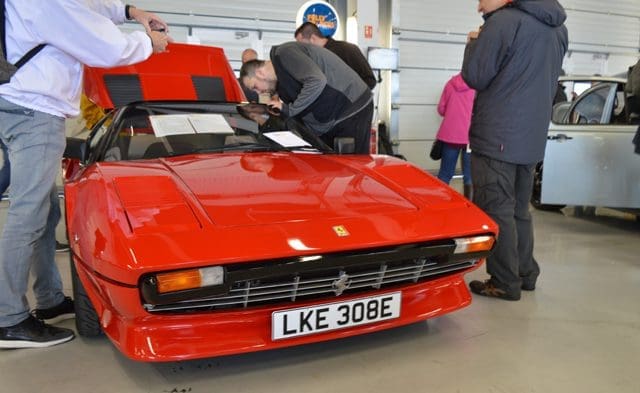 Electric Ferrari at motor show