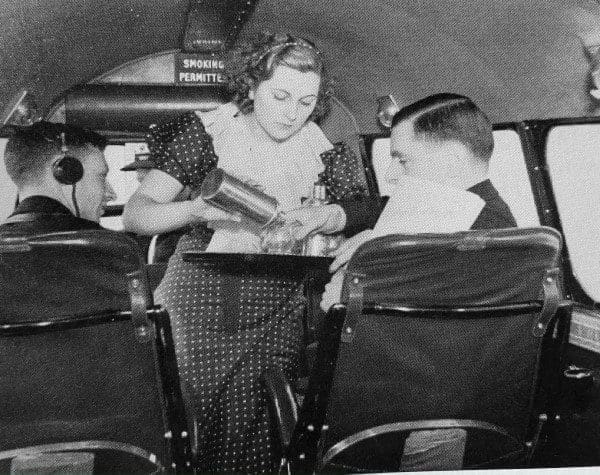 Mildred's companion, Daphne the Air Hostess