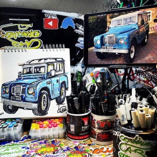 Enda McKenna's Land Rover Series III by POPBANGCOLOUR