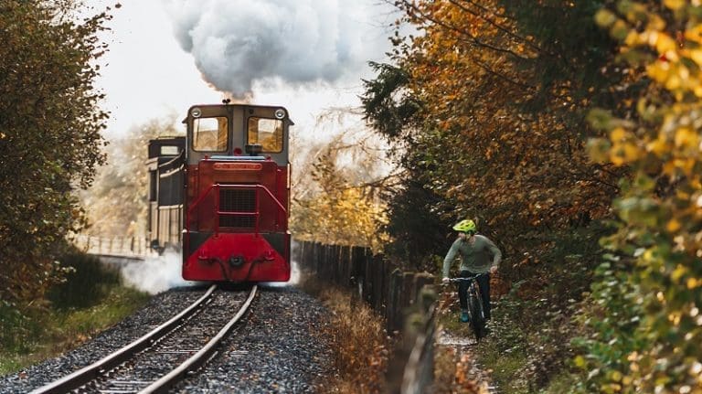 Brecon Beacons Mountain Railway near Merthyr Tydfil