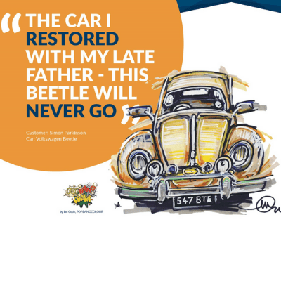 Heritage Customer Stories project Simon Parkinson's VW Beetle