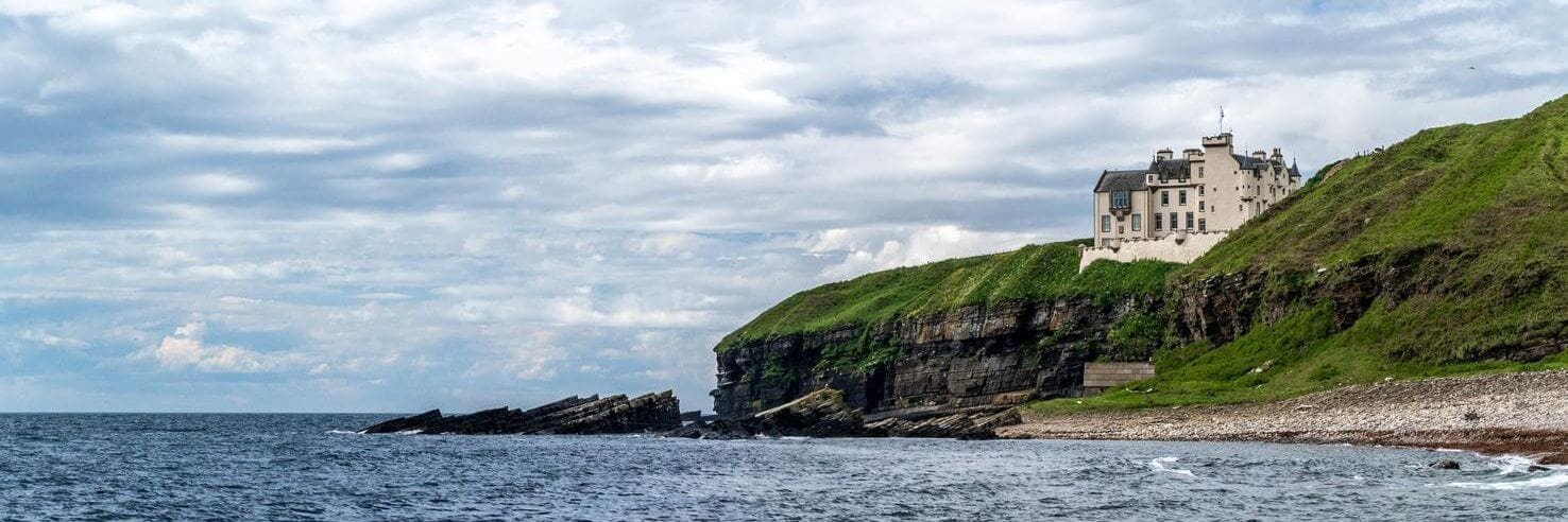 Dunbeath Castle Scotland North Coast 500 driving route