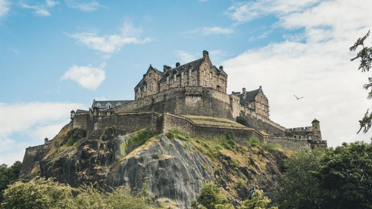 Edinburgh Castle Scotland driving route Heritage