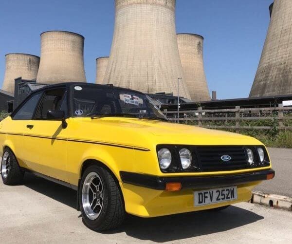 Yellow Ford MKII RS 2000