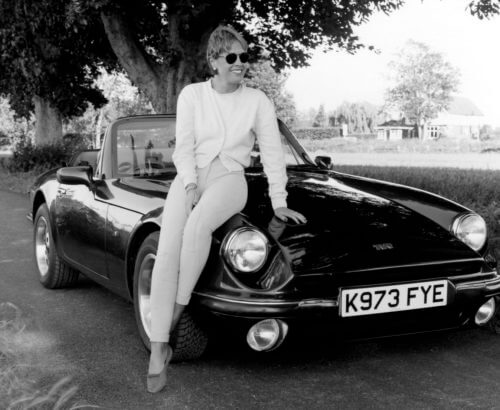 Jeremy Rickman wife sitting on TVR S4C Cooper Green