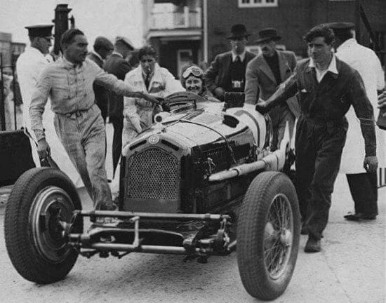 Fay Taylour at Brooklands