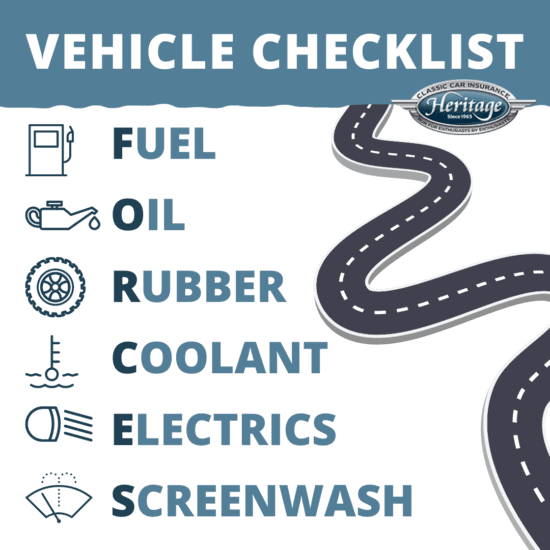 FORCES advice on preparing your car for a journey. Information from the RAC