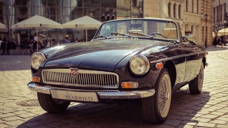 MGB Roadster 1960s model classic car birthday anniversary 2022