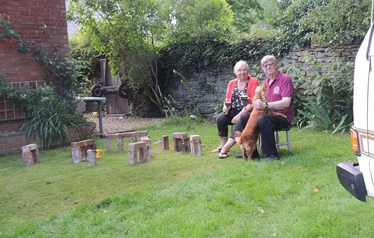 Stonehenge in the garden VW Type 2 Owners Club