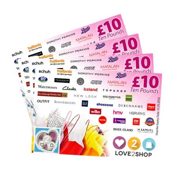 Love2Shop gift vouchers, donated by All Broker Services