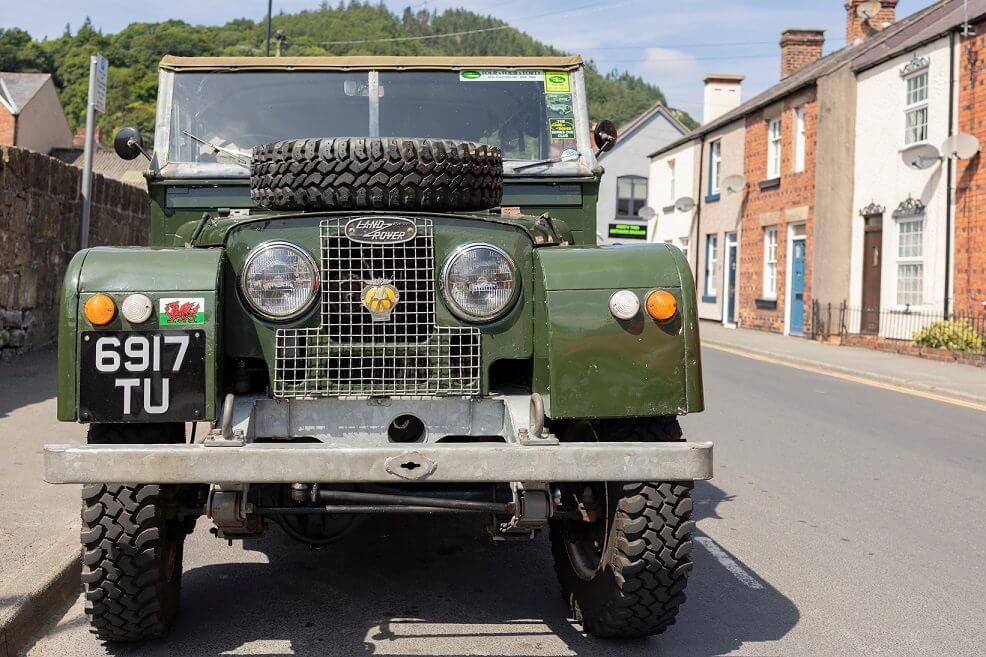 A Land Rover Series I(1), photographed in Wales