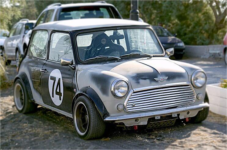 The Austin Mini, number 3 in our top ten classic cars on Instagram