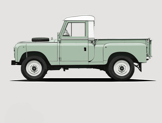 Land Rover series II pick up