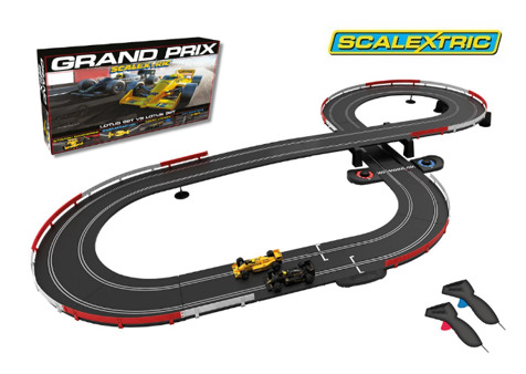 A brand-new Scalextric racing set